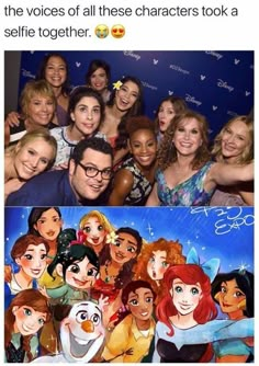 the cast and crew of disney's animated movie