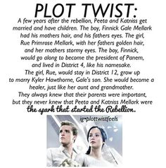 an advertisement for the movie plot twist with two people looking at each other and one person holding