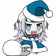 Cat Shark, Anime Christmas, Merry Christmas Everyone, Animated Characters, Original Artists, Comic Art, Cute Art