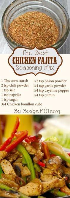 the best chicken fajita seasoning mix