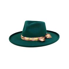 GREEN GALILEE RANCHER FEDORA HAT – Born To Roam Curved Brim Fur Felt Top Hat For Fall, Fall Top Hat With Curved Brim In Fur Felt, Fur Felt Top Hat With Curved Brim For Fall, Fall Season Fur Felt Top Hat With Curved Brim, Wide Brim Wool Mini Hats, Green Short Brim Felt Hat For Kentucky Derby, Green Hat Bands For Kentucky Derby, Wool Hats With Curved Brim, Wide Brim Wool Felt Hat For Kentucky Derby