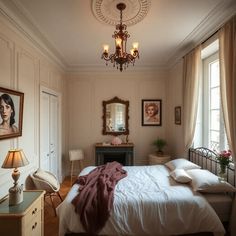 the bedroom is clean and ready to be used as a guest room for someone's guests