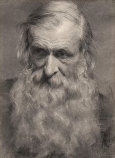 an old man with long white hair and beard