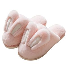 PRICES MAY VARY. 😊😊😊this pair of bunny slippers for women are warm and cute!❤❤❤With good quality , bad quality can be returned for refund. Sincere service for customers. ❤❤❤The right size on the house slippers for women. 😊😊😊I will make improvements according to the animal slippers size problems reflected by previous customers. Please give me more suggestions to revise, thank you very much! 😊😊😊 winter slippers for women Sole: Material is PVC.the firmness make it easier to walk.❤❤❤They fi Fluffy Bunny Slippers, Bunny Slippers, Animal Shoes, Animal Slippers, Fluffy Bunny, Plush Slippers, Cute Slippers, Comfortable Slippers, Winter Slippers