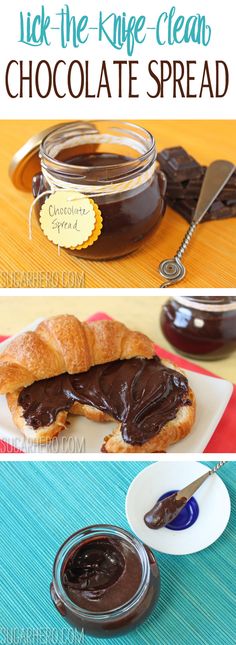 chocolate spread is an easy and delicious treat