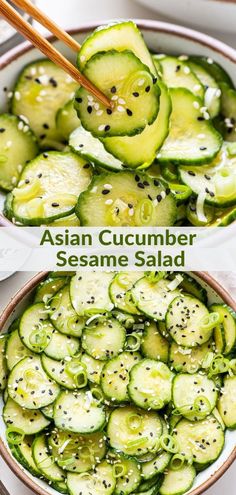 Chicago Recipes, Recipe Runner, Sesame Salad, Nyt Recipes, Cucumber Avocado Salad, Recipes By Ingredients, Asian Side Dishes, Asian Cucumber Salad, Sesame Dressing