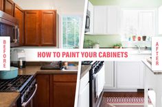 the kitchen is clean and ready to be used as a home decorating project or for painting