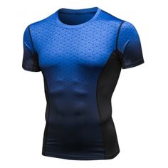 Tight Fit Workout Shirt Blue Men's Active Top Cheap Tight Fit Workout Shirt Blue Men's Active Top | Best Cheap Workout Clothes [20200708-2] - $14.88 : FashionSonder - Online Cheap Workout Clothes & Yoga Clothes Shop For Women and Men Compression Clothing