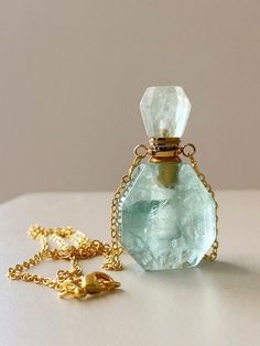 Fantasy Treasure, Emerald Jewelry Necklace, Aromatherapy Necklace, Essential Oil Necklace, Perfume Necklace, Angela Jones, Memorial Jewelry Ashes, Perfume Jewelry, Essential Oil Necklaces