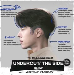 Asian Men Short Hairstyle, Hair Tips For Men, Mens Haircuts Straight Hair, Two Block Haircut, Asian Man Haircut, Korean Haircut, Undercut Men