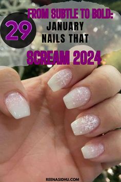 Try gradient ombré designs or edgy color blocks for a modern touch to your nails. Whether you love subtle elegance or bold colors, these 29 January nail ideas will keep you on-trend in 2024. Discover the perfect look for every mood! #NailDesigns2024 #JanuaryNailInspo #BoldAndSubtleNails Romantic Nails