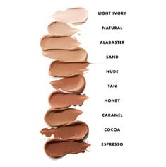 Elf Flawless Finish Foundation, Design Color Trends, Foundation Swatches, Pantone Colour Palettes, Elf Cosmetics, Elf Makeup, Makeup Swatches, Matte Foundation, Eye Makeup Tips