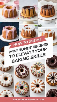 Mini Bundt Cake Recipes How To Make Mini Bundt Cakes, Miniature Bundt Cakes, Mini Rum Cakes Bundt Pans, Mini Bundt Pan Ideas, Mini Pound Cakes Bundt Pans, Tiny Bundt Cake Recipes, Recipes For Mini Bundt Cake Pans, Mini Rum Bundt Cakes, Mini Bundt Carrot Cake Recipes