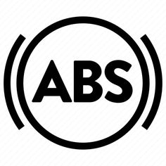 the abcs logo in black and white