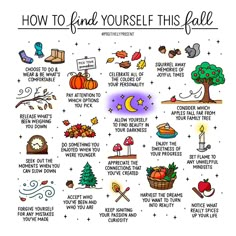 Seasonal Activities, Fun Fall Activities, Fall Bucket List, Mental And Emotional Health, Self Care Activities, Autumn Activities, Find Yourself, Find Beauty