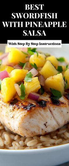 Image for Best Swordfish with Pineapple Salsa