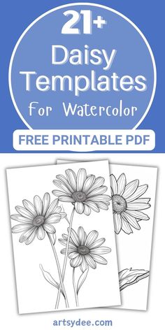 the printable coloring book for watercolor is available in two different sizes and colors