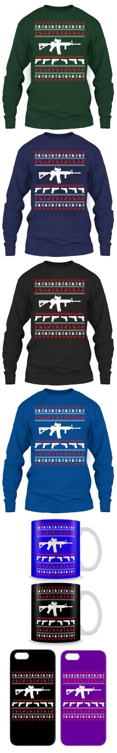 AR15 Ugly Christmas Sweater! Click The Image To Buy It Now or Tag Someone You Want To Buy This For. Custom Printed Shirts, Black Phone, Wrapping Ideas, Blue Sweater, Print Store, Look At You, Tag Someone, Ugly Sweater, Ugly Christmas