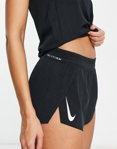 Shorts by Nike Running Hit that new PB Branded design Elasticized waistband Side splits for unrestricted movement Pleats to reverse Regular fit Running Shorts Outfit, Fitness Wear Outfits, Running Shorts Women, Shorts Nike, Outfits Spring, Side Splits, Running Clothes, Nike Running, Nike Shorts