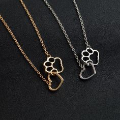 🔥Heart And Paw Necklace!🔥 👆 Click on the url in my bio/profile to order this item. 🌍 FREE worldwide shipping with no minimum orders required! 🎁 Perfect gift for your family and friends. ❤ Like and tag a friend who would also love this! 💳 We accept Paypal and Credit Card/Debit Card.  #catsuits #catswhiskers #cat #catsarecute #catsinhats #catsinneed #catsketch #catslifestyle #catsoftheinternet #catsonistagram #catsarealiens #catsfollowingcats #catsinbowties #catsinsta #cat #catsofbrisbane #c Paw Jewelry, Pot Hanger, Dog Necklace, Best Jewelry Stores, Statement Necklaces, Girls Jewelry, Love Necklace, Animal Jewelry, Heart Pendant Necklace