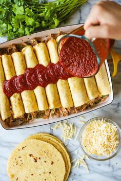 Homemade Enchilada Sauce - Damn Delicious Enchilada Stack, Enchiladas Sauce, All Butter Pie Crust, Homemade Enchilada Sauce, Homemade Enchiladas, Slow Cooker Soup, Food Test, Homemade Pasta, Enchilada Sauce