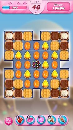 the candy crush game is shown in this screenshot