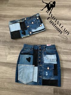 Vestiti In Jeans, Vetements Shoes, Denim Diy Clothes, Ropa Upcycling, Denim Ideas, Diy Fashion Clothing, Denim Diy, Upcycled Fashion