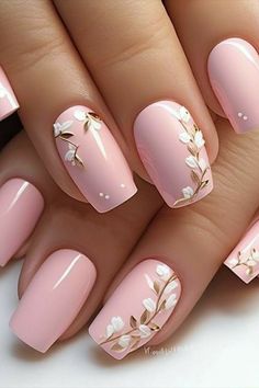 Manicure Nail Designs, Fancy Nails Designs, Trendy Nail Art Designs, Pretty Nail Art Designs, Nail Art Designs Videos, Pretty Nail Art, Trendy Nail Art, Short Acrylic Nails Designs, Pastel Nails