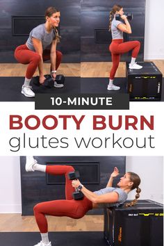 Build your booty with this strength-focused glute workout for women! 5 of the best dumbbell glute exercises to build strong, defined glutes and legs. All you need is a set of dumbbells and modifications are provided for all fitness levels!