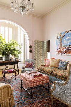 eclectic english country-style living room design House And Garden Uk, Garden Uk, Melbourne Home, House And Garden