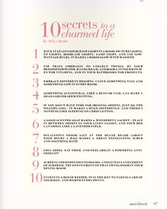 the ten secrets to a charmed life