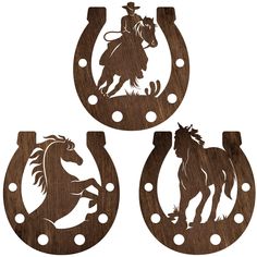 PRICES MAY VARY. What You Will Receive: the package comes with 3 pieces of horseshoe wall art decors, which can satisfy your daily decoration demands and will add a rustic style and country atmosphere to your home and party Classic Design: these horseshoe wall decorations are design with cowboy and horse in the horse shoes, the horses running in the wind and cowboy riding on the horses, vivid and energetic, making your room or office more attractive Proper Measurement: each of the horseshoe deco Cowboy Party Decorations, Saloon Decor, Cowboy Decor, Western Wall Decor, Shoes Decoration, Cowboy Decorations, Locker Decorations, Country Cowboy, Horseshoe Decor