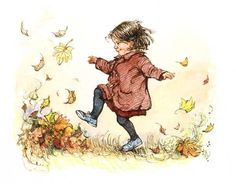 shirley hughes Autumn Illustration, Childrens Books Illustrations, Art And Illustration, Childrens Art, Children Illustration, Book Illustration