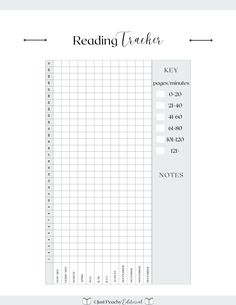 a printable reading tracker with the words reading teacher on it and an image of a line