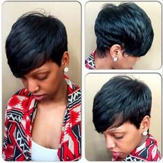 Kręcony Bob, Weave With Leave Out, Short Black Hair, Curly Bob Wigs, Wig Short, Natural Wigs, Sassy Hair, Black Curly Hair, Pixie Cut Wig