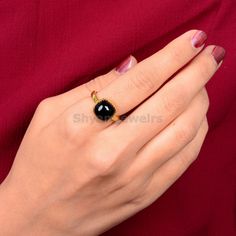 Black Onyx ring, Gold ring, Cushion Gemstone ring, Black Gemstone ring, Stackable ring, Gift for her, Gold ring, Stacking ring Dimension :- JEWELRY CATEGORY:- HANDMADE RING STONE NAME:- -Onyx STONE SHAPE:-cushion METAL: - STERLING SILVER RING SIZE:- ALL SIZES AVAILABLE PURTY:- 925 Shipping:- All the parcels will be shipped with in 1-2 days of purchase... Payment:- We accept payment through PAYPAL only.... I make every effort to picture each item as realistic as I can but colors can be slightly d Black Birthstone Rings For Gifts, Black Birthstone Ring Gift, Black Birthstone Jewelry For Promise Ring, Black Birthstone Rings, Black Spinel Ring Jewelry For Gift, Black Spinel Ring Jewelry Gift, Fine Jewelry Black Rings As Gift, Black Fine Jewelry Ring As A Gift, Black Fine Jewelry Rings As Gift