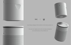 an advertisement for the new google home speaker system, with three different types of speakers