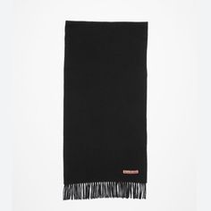 Black. Perfect Condition! Only Used Once. Wool. Wool Scarf, Scarf Wrap, Scarf Accessory, Acne Studios, Acne, Women Accessories, Wool, Women Shopping, Black