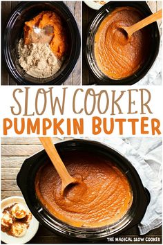 this slow cooker pumpkin butter recipe is so easy to make and tastes just as good as it looks