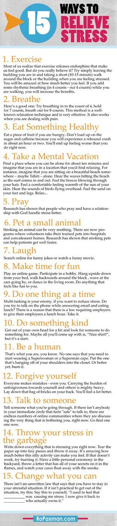 15 Ways to Relieve Stress Mental Training, Burn Out, Healthy Mind, Healthy Tips, The Words, Self Improvement, Healthy Life