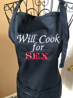 This Aprons item by KaysGiftsStore has 46 favorites from Etsy shoppers. Ships from Louisville, KY. Listed on Apr 14, 2024 Apron Sayings Funny, Funny Apron, Silly Shirt, Funky Shirts, Funny Items, Funny Aprons, T Shirt Design Ideas, Apron Designs, Dirty Mind