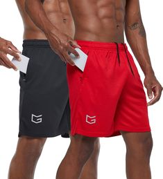 PRICES MAY VARY. MESH MATERIAL & PERFORMANCE: The G GRADUAL men's running shorts is made with 95% polyester 5% spandex, lightweight ,quick-dry fabric and designed to keep you comfortable for workouts and practice. ZIP POCKETS ON BOTH SIDE: Our running shorts are thoughtfully made with two deep, zippered pockets, so you can keep your phone or other valuables safe and secure during your workouts. ELASTIC WAISTBAND & INNER DRAWCORD: Featured elastic can perfect suit your waist. Inner drawstring ens Jogging Exercise, Training Basketball, Running Shorts Men, Fit Workout, Workout Running, Running Fitness, Training Shorts, Shorts Men, Gym Shorts