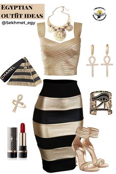 Dress like a queen 👑 🫦 Ancient Egypt style Egyptian fashion classic outfit ideas royal outfit #outfits #outfitoftheday #outfitstyle #outfitpost #outfitideasforwomen #outfitidea #ancient_egypt  #gold #fashion #itgirl #queen  #itgirlstyle #itgirlfashion #heels #fashion #goddess Egyptian Dress Ancient, Egypt Aesthetic Outfits, Egyptian Style Clothes, Egyptian Dress Goddesses, Egyptian Outfit Ideas, Modern Egyptian Fashion, Ancient Egyptian Dress, Ancient Egyptian Fashion, Egyptian Outfit