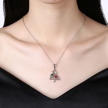 CZ Austrian Zircon Christmas tree Pendant Necklace | Pigeon Pray Christmas Tree Necklace, Jewelry Safe, Tree Necklace, Hypoallergenic Jewelry, Tree Pendant, Online Shopping For Women, Gold Plated Chains, Chain Lengths