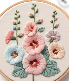 Long And Short Embroidery Designs, Square Embroidery Design, Small Flower Embroidery, Modern Hand Embroidery Patterns, Silk Ribbon Embroidery Patterns, Hand Embroidery Work, Simple Hand Embroidery Patterns, New Embroidery, Diy Bead Embroidery