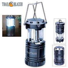 the trailblazer lantern is lit up and ready to be used