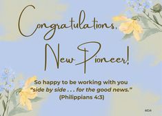 congratulations to new phoner, so happy to be working with you side by side for the good news