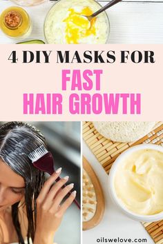 Hair Mask Recipes For Growth, Hair Growing Mask Diy, Home Hair Mask For Growth, Mayonaise Hair Mask Recipe, Home Made Hair Masks For Hair Growth, Hair Strengthening And Growth Mask, Thickening Hair Mask, How To Grow Hair Naturally Fast, Diy Hair Mask For Moisture