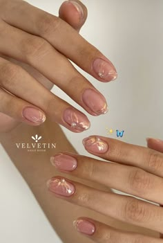 Gelish Inspo, Gel Polish Designs, Acrylic Nails Nude, Wow Nails, Simple Gel Nails, Casual Nails, Pearl Nails, Pretty Gel Nails, Soft Nails