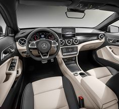 the interior of a mercedes s - class coupe